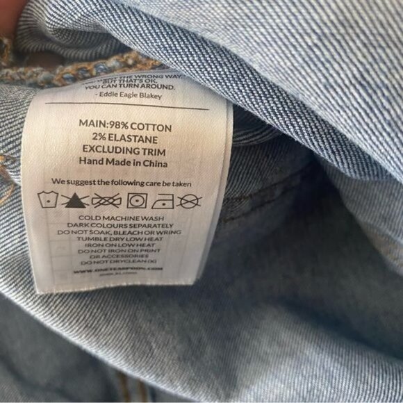 One x One Teaspoon High Waist Freebird II Distressed Stretch Fitted Jeans 28/6 - Picture 11 of 11